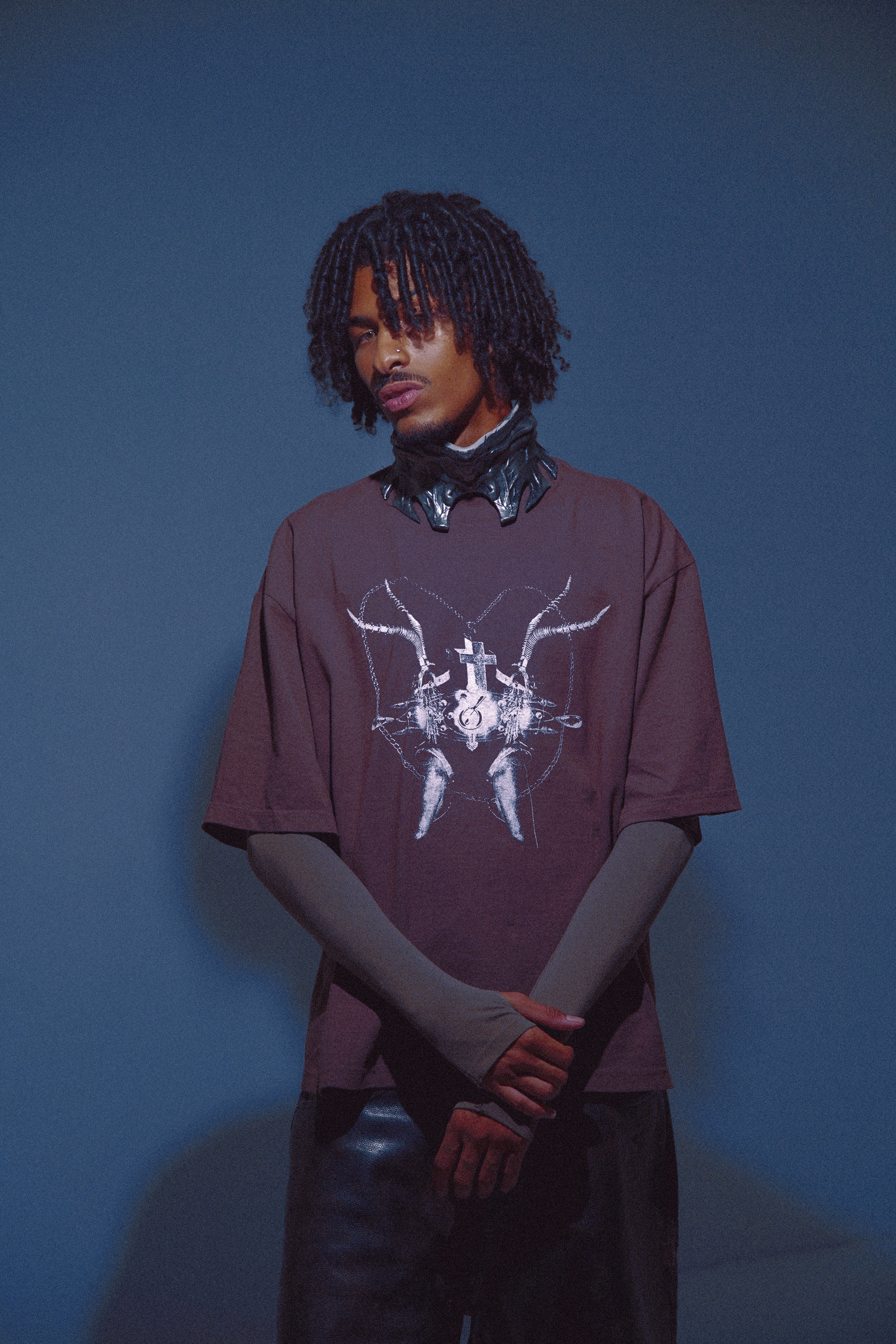 OVERSIZED TEE - BROWN